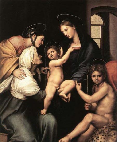 RAFFAELLO Sanzio Madonna dell'Impannata china oil painting image